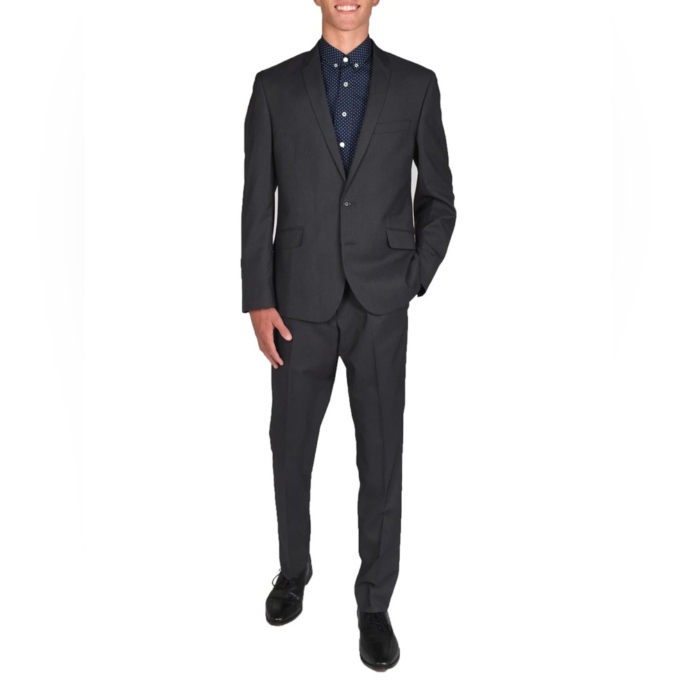 Billy London UK black slim complete suit 38R 32x32